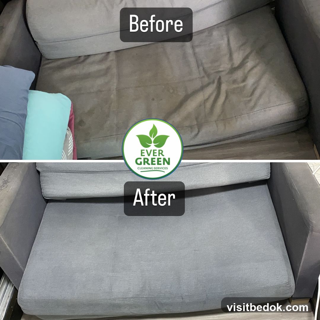 Sofa Cleaning Before and After