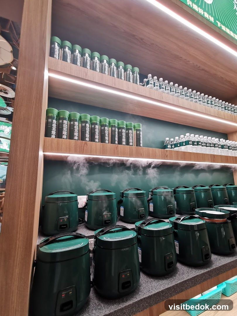 Rice Cookers and Bottled Drinks