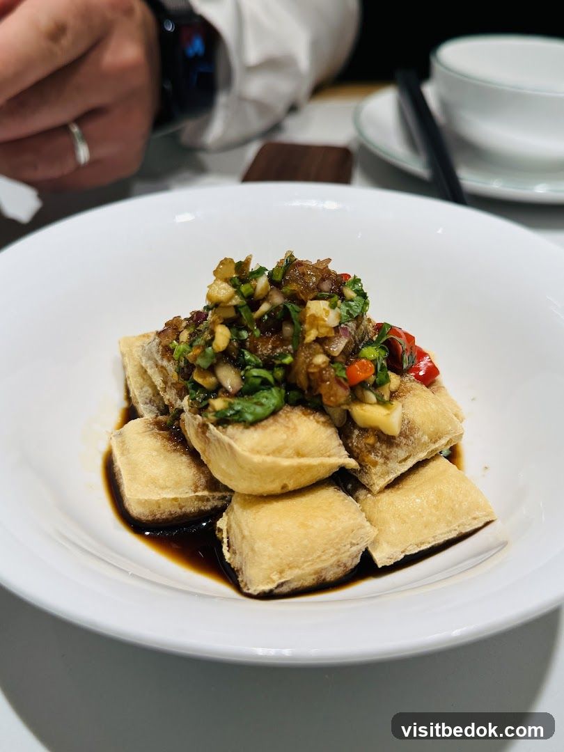 Fried Tofu with Toppings