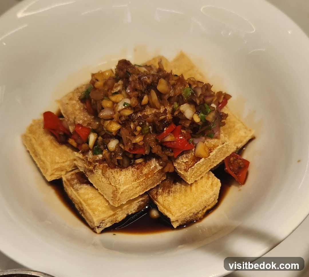 Fried Tofu with Toppings