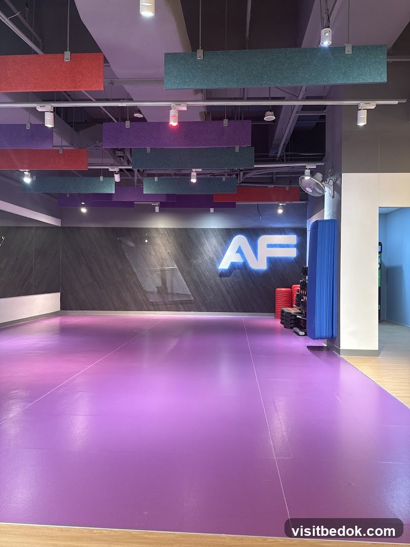 Gym Interior with AF Logo