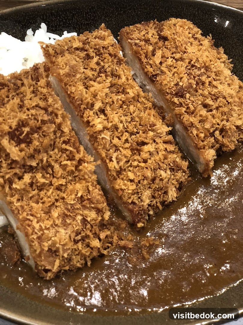 Pork Cutlet with Curry and Rice