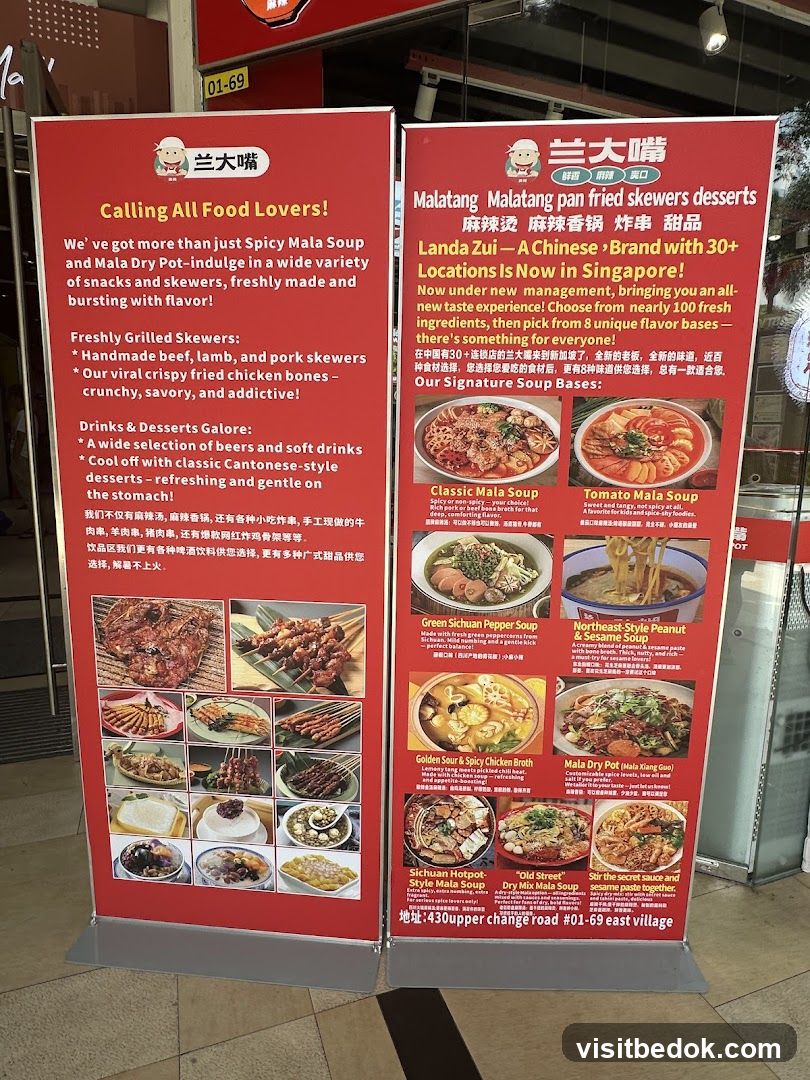 Malatang Menu and Food Photos