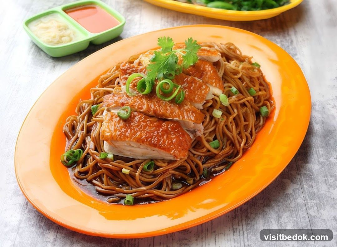 Noodles with Sliced Chicken