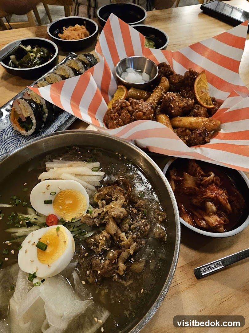 Korean Food Spread