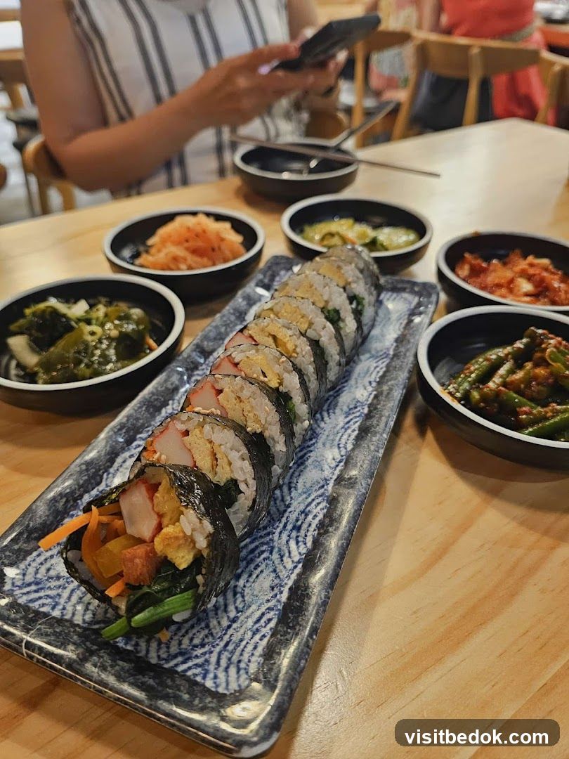 Kimbap and Side Dishes