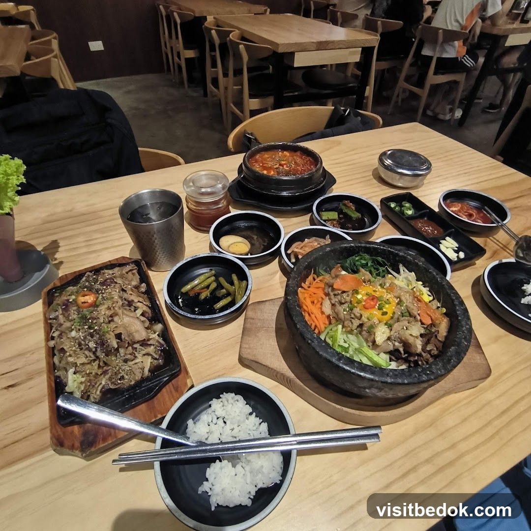 Korean Food Spread