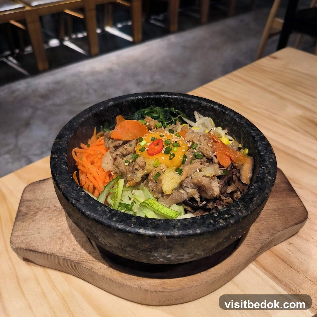 Bibimbap in a Stone Bowl