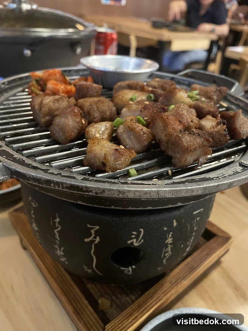 Grilled Pork Belly with Kimchi