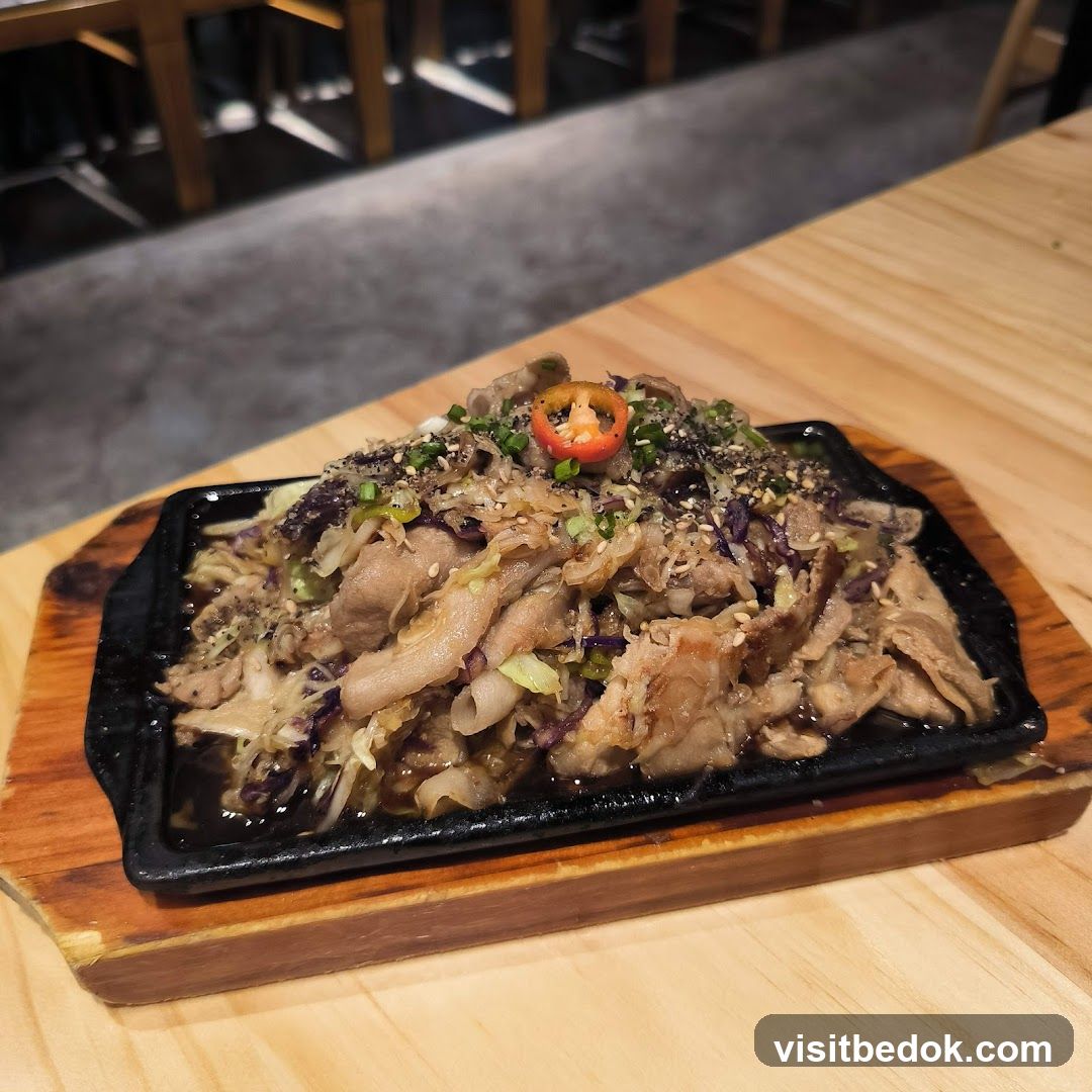 Sizzling Pork and Cabbage