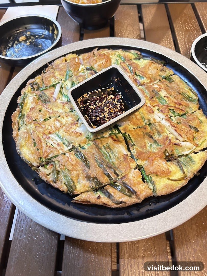 Korean Pancake with Dipping Sauce