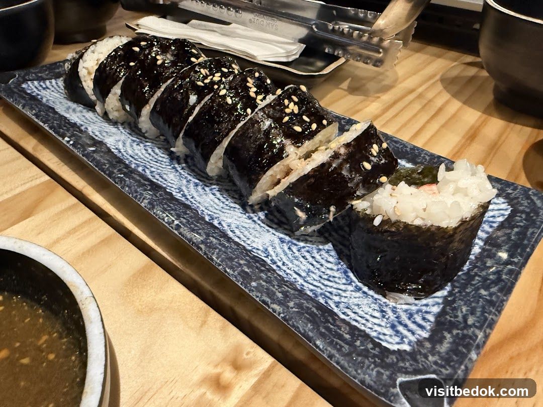 Gimbap on a Platter