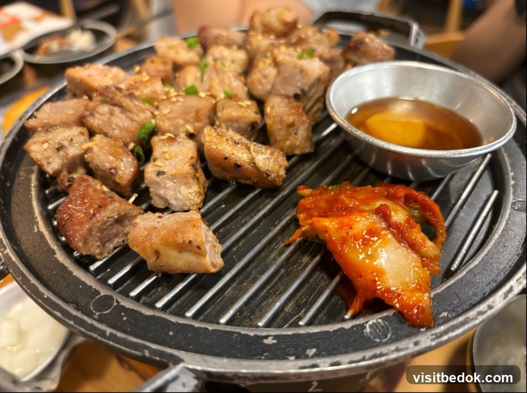 Grilled Pork Belly with Kimchi