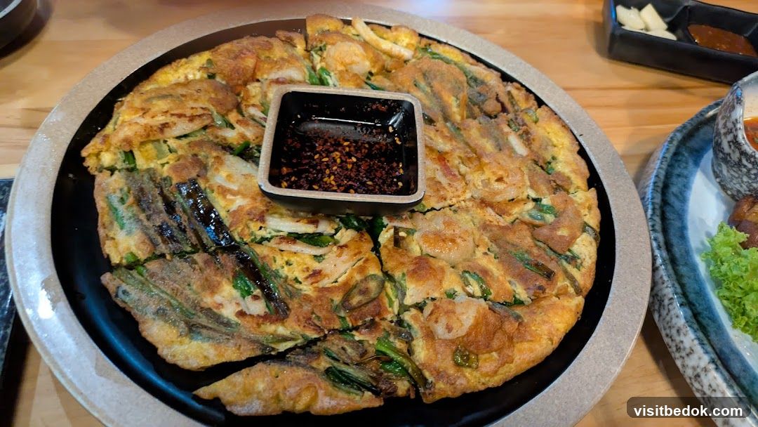 Savory Pancake with Dipping Sauce