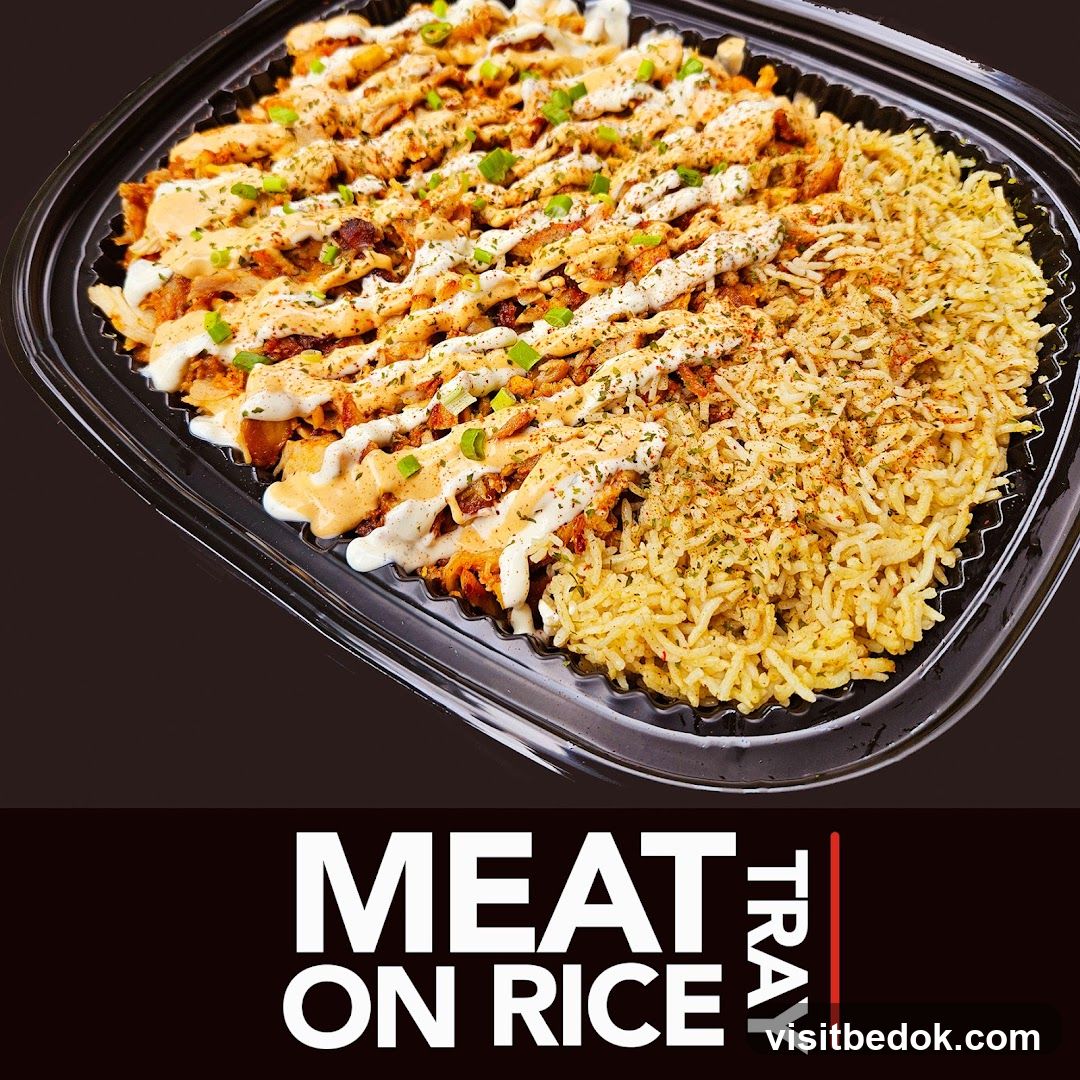 Meat on Rice Tray