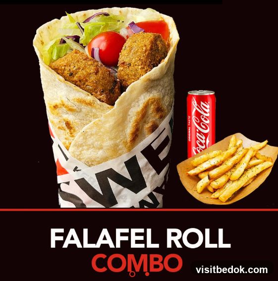 Falafel Roll Combo