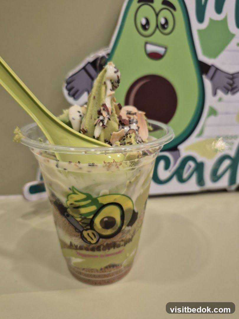Avocado Ice Cream Dessert