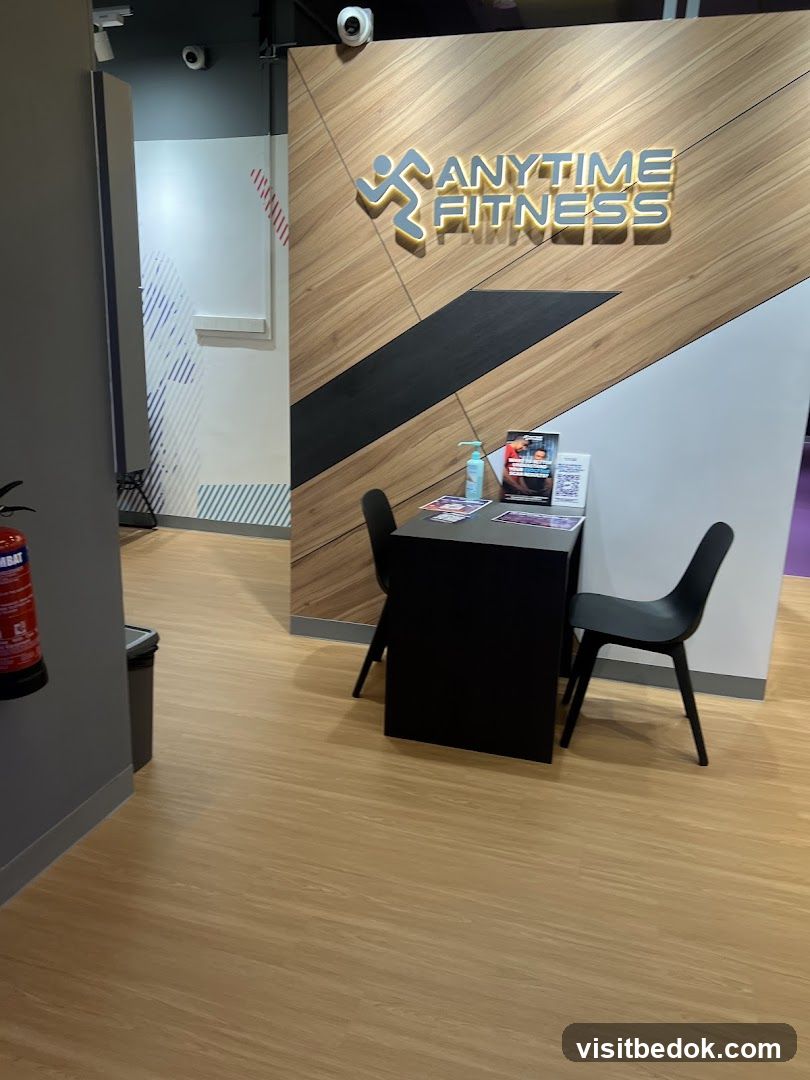 Anytime Fitness Reception Area