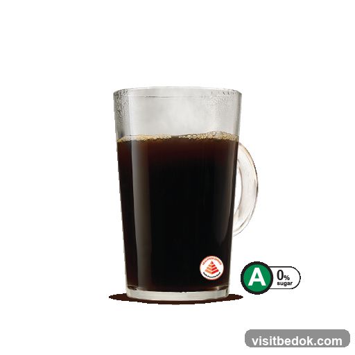 Hot Coffee in a Glass Mug