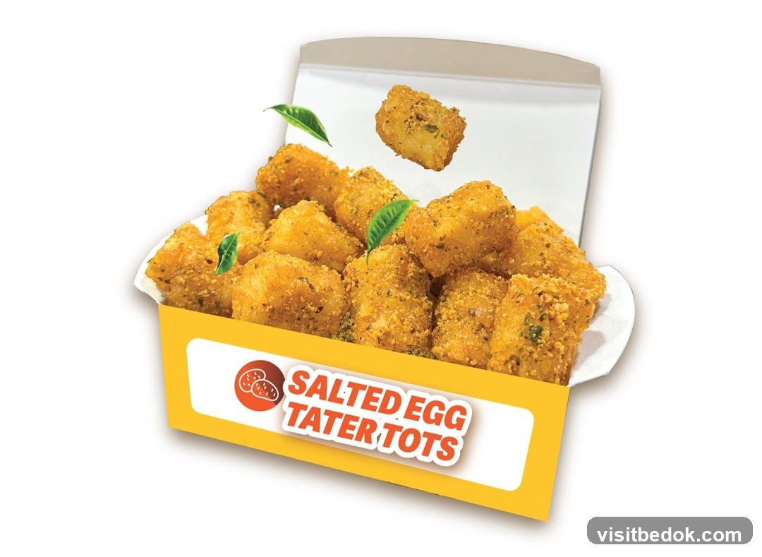 Salted Egg Tater Tots