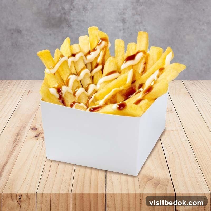 Fries with sauce
