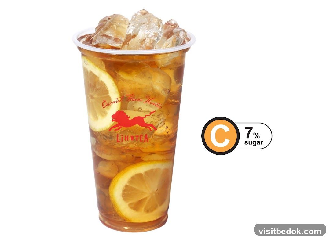 Iced Tea with Lemon Slices