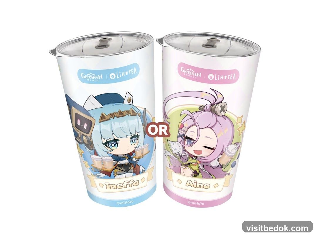 Genshin Impact x LiHoTea Tumblers