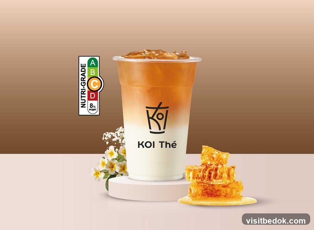 KOI Thé Drink with Honeycomb