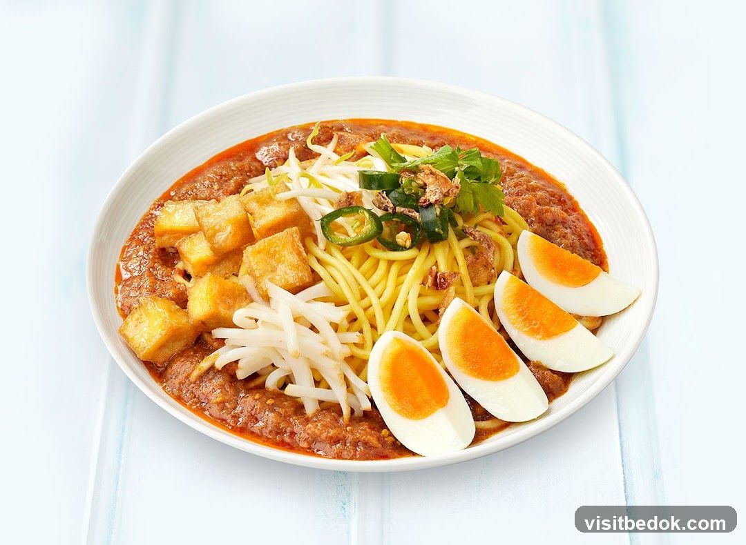 Noodle Dish with Eggs and Tofu