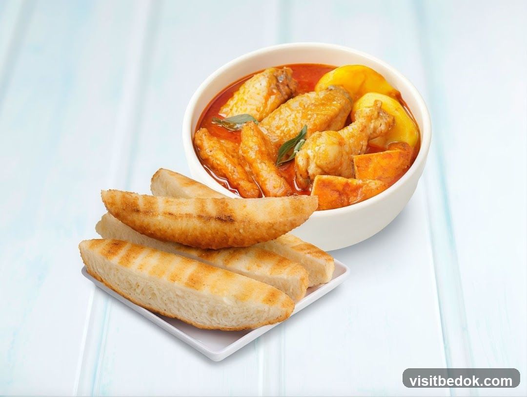 Chicken Curry with Bread