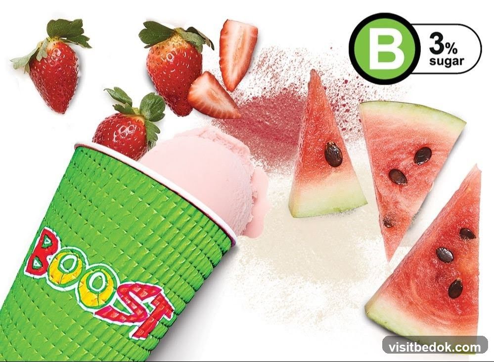 Boost Drink with Strawberries and Watermelon