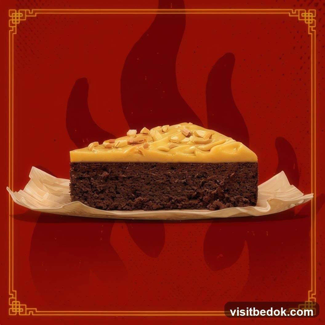 Chocolate Brownie with Peanut Butter Frosting