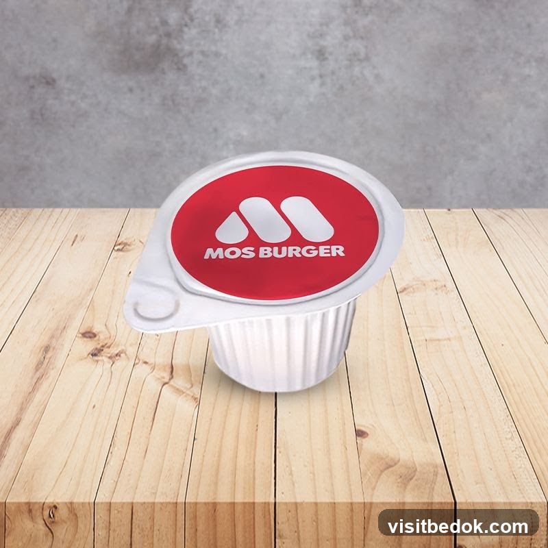 Mos Burger Sauce Container