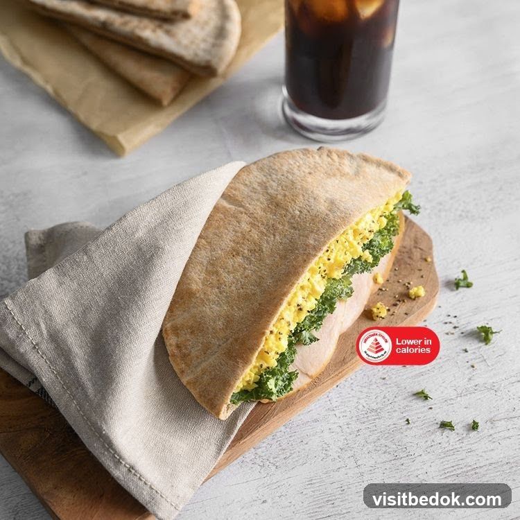 Sandwich with Scrambled Eggs and Kale