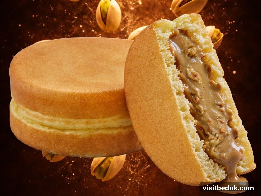 Dorayaki with Pistachio Cream