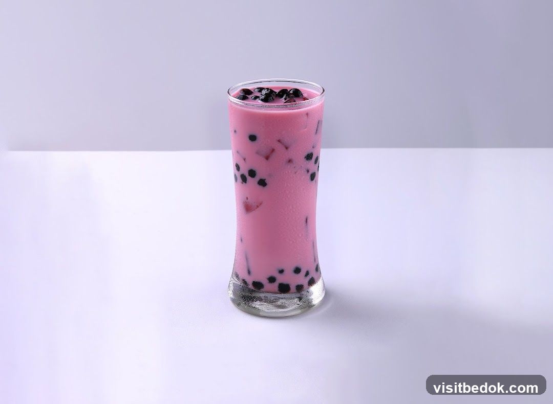 Pink Bubble Tea