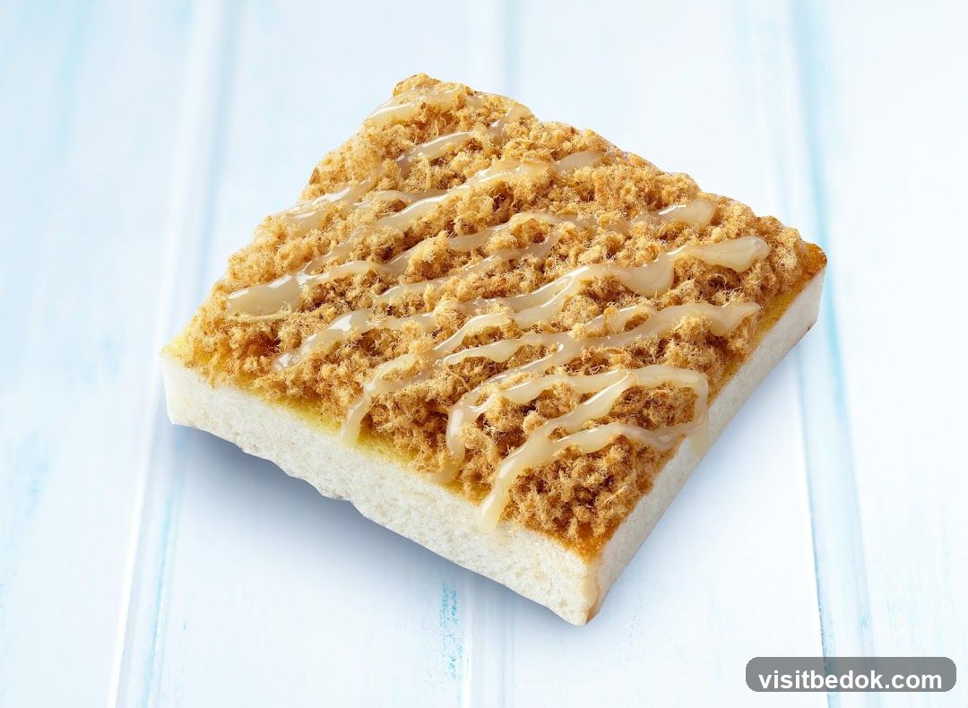 Pork Floss Bread with Condensed Milk