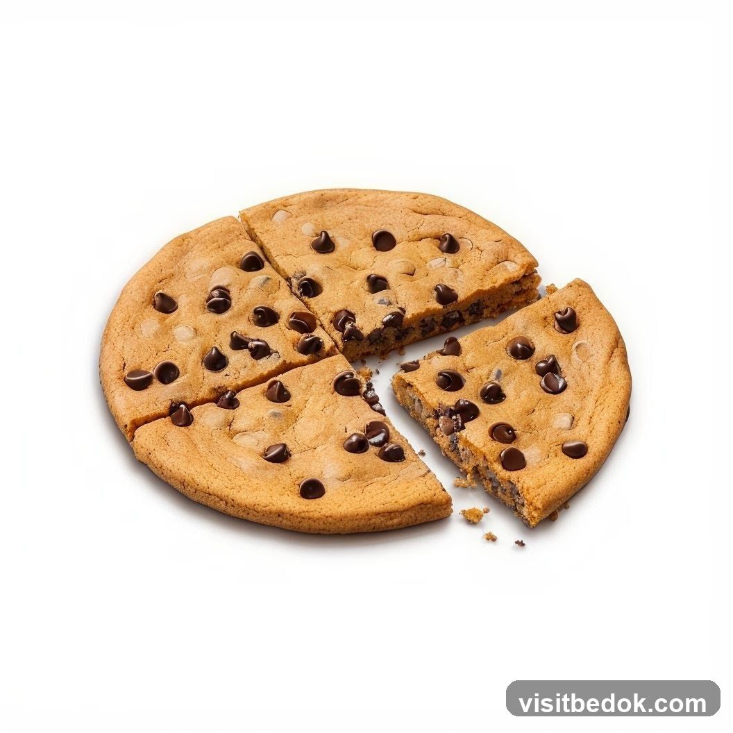Chocolate Chip Cookie Pizza