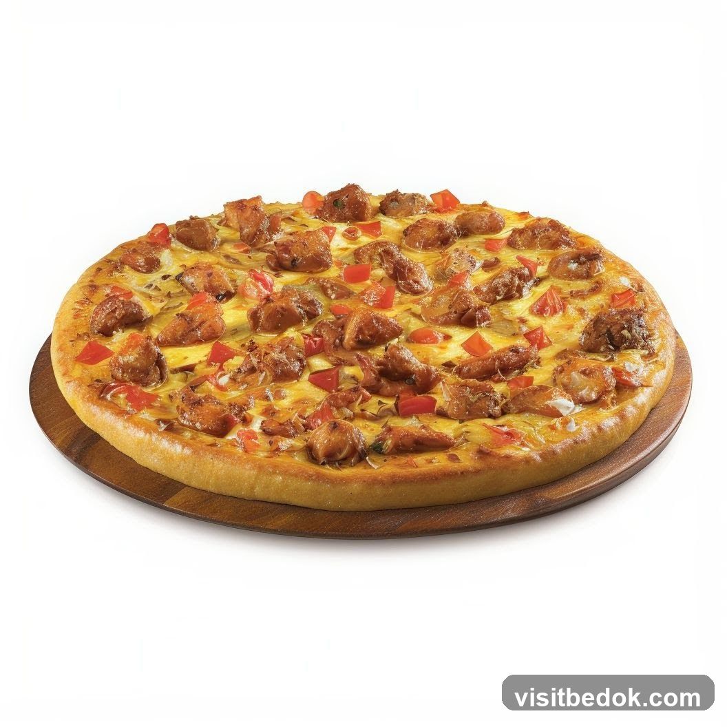 Chicken and Tomato Pizza