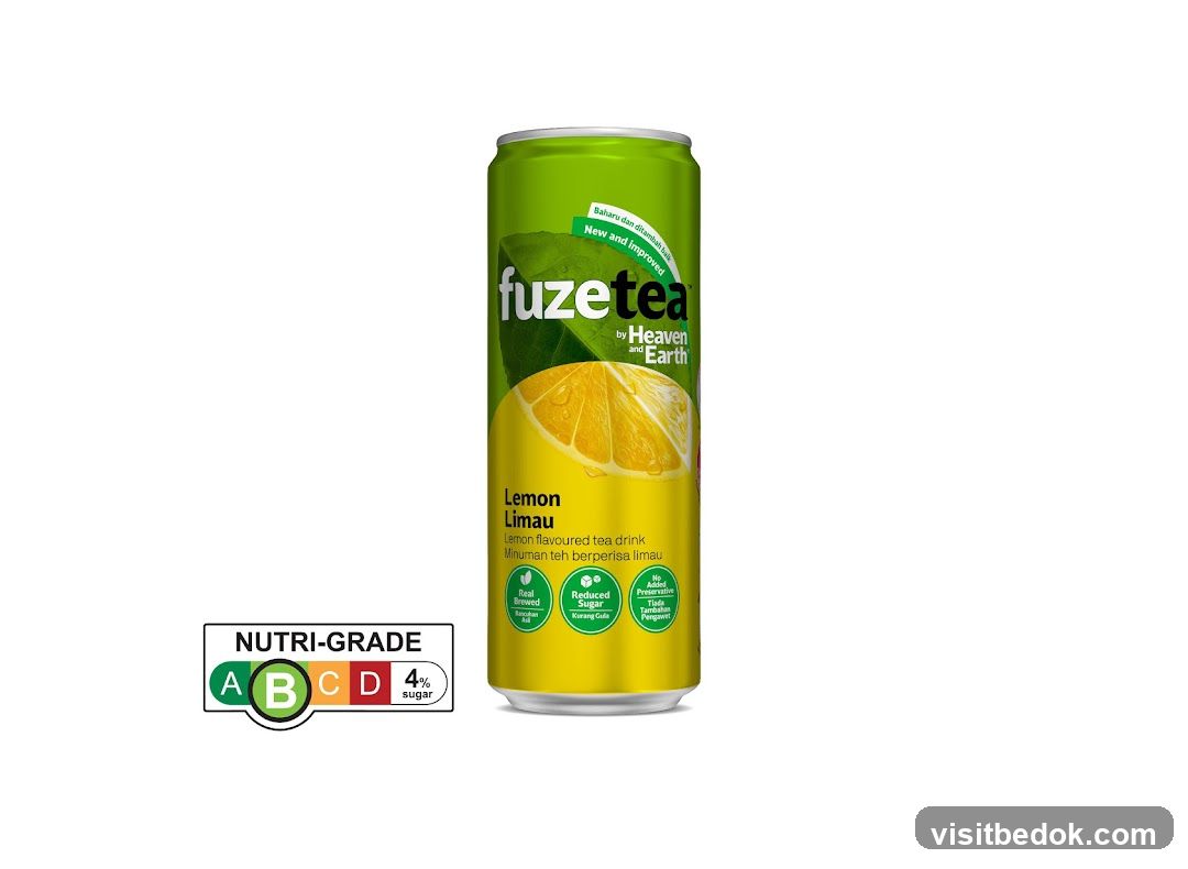 Fuze Tea Lemon Limau Can