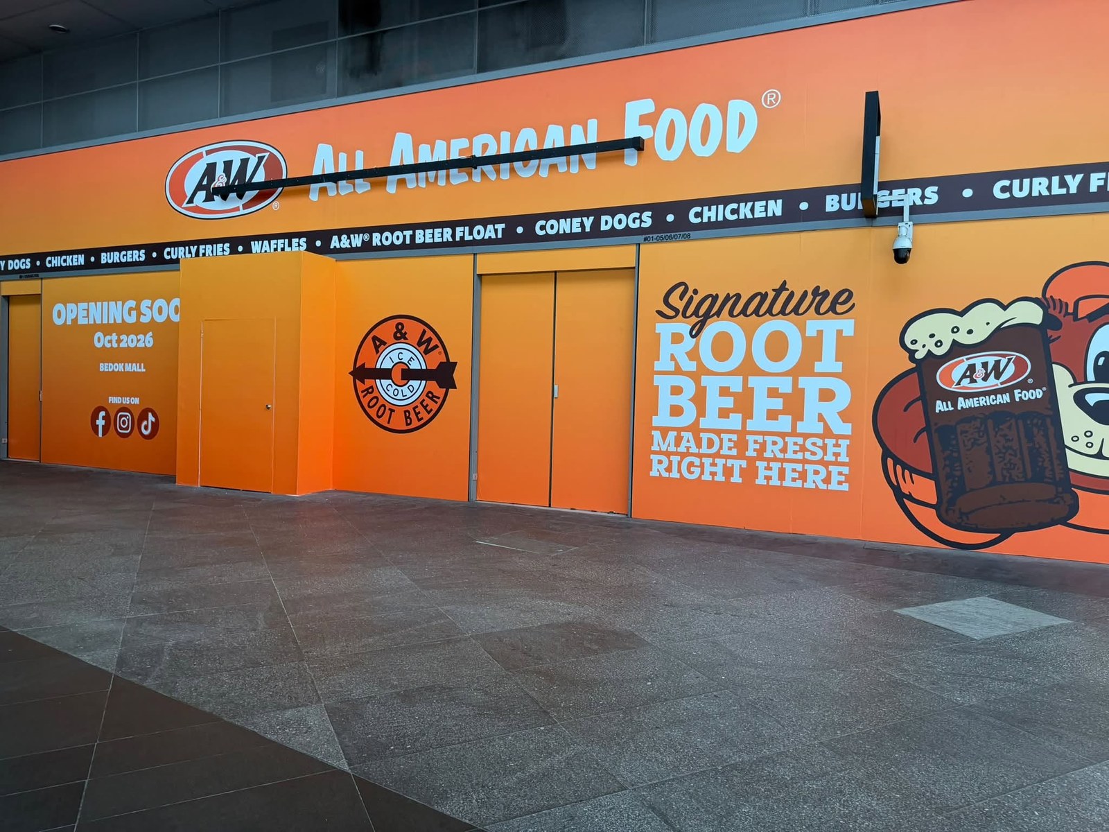 A&W returns to Bedok Mall in October 2026
