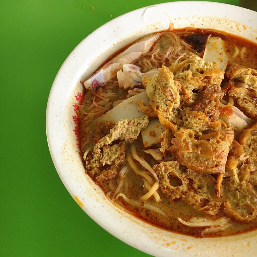Hock Hai curry chicken noodles at Bedok Interchange Hawker Centre