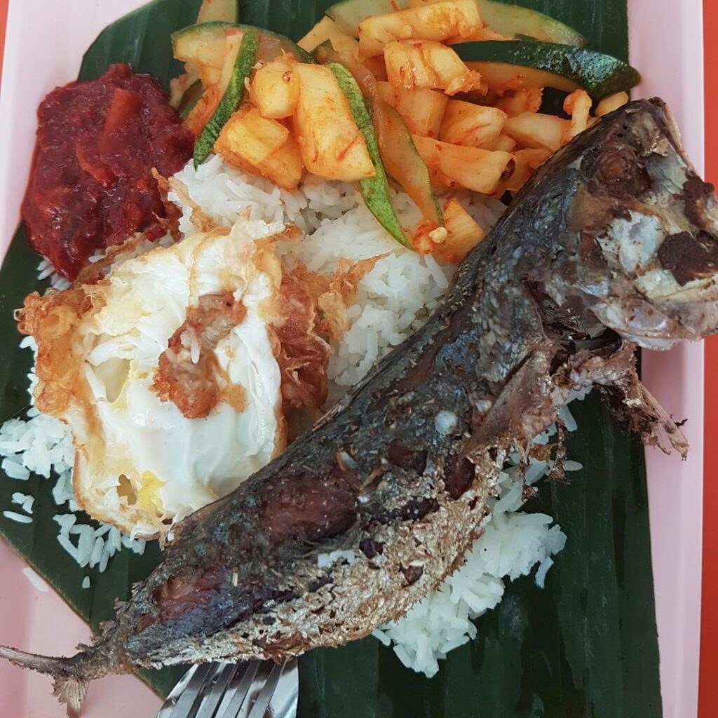 Nasi lemak from Ming Hui at Bedok Interchange Hawker Centre