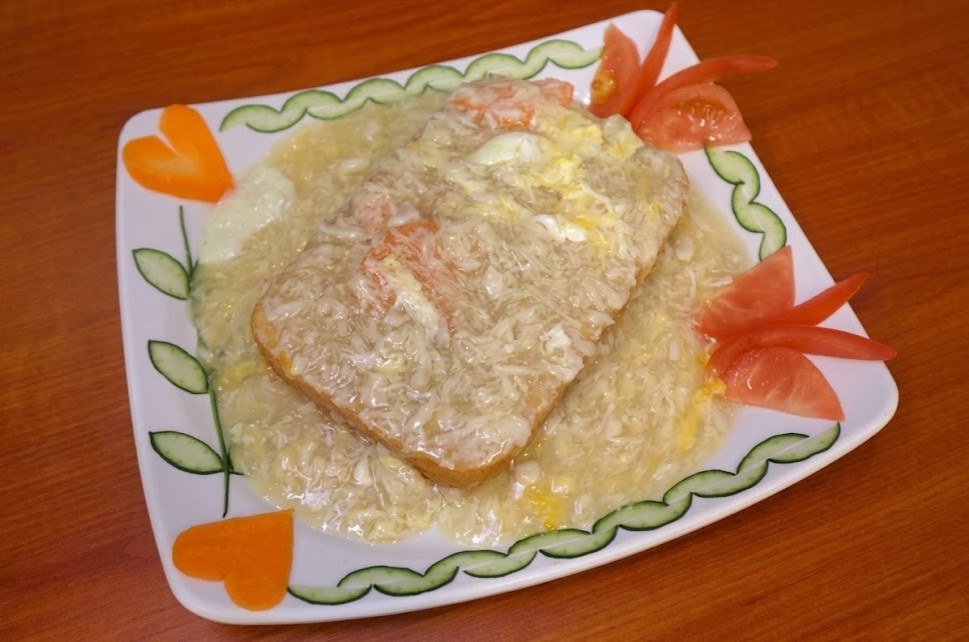 Silken tofu with crabmeat at Hei Kitchen Bedok, New Upper Changi Road